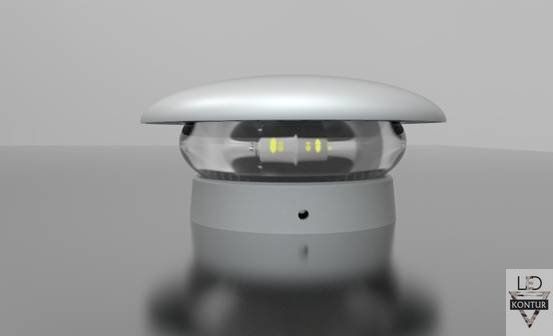 Контурный светильник S-TL-3 для фасадного и интерьерного освещения 360°
