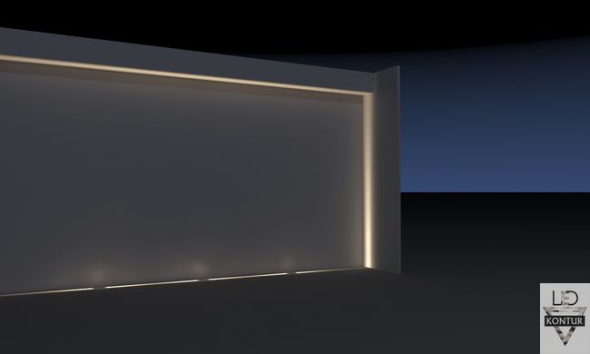 Фасадний контурний світильник S-TL-4 з фокусом на 360 °