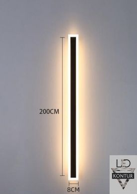Современный настенный длинный LED светильник IP65: Наружное LED Освещение для Архитектурных Проектов