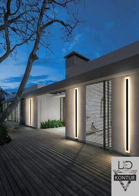 Современный настенный длинный LED светильник IP65: Наружное LED Освещение для Архитектурных Проектов