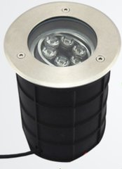 Грунтовый LED светильник 6W  с регулируемым углом освещения